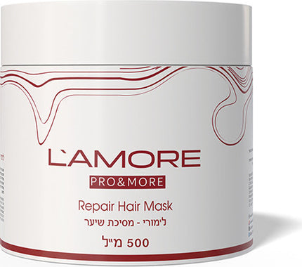 L’amore למורי מסיכה לשיער טבעי עד יבש 500 מ"ל