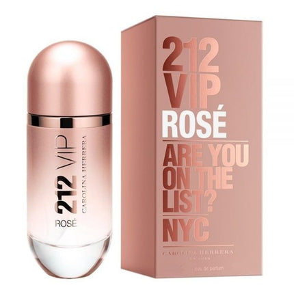 212 VIP ROSE ARE YOU ON THE LIST? NYC CAROLINA HERRERA EDP 80ML