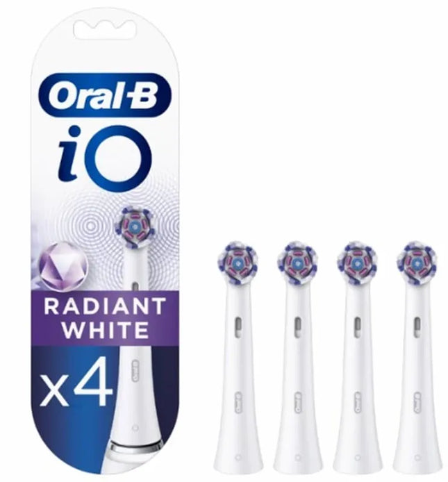 אורל בי רדיאנט וויט 4ראשים למברשת חשמלית IO / Oral-b Io Radiant White Toothbrush Heads 4psc