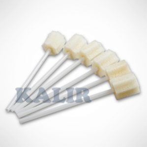 מקל פלסטיק עם ספוג להרטבת השפתיים 100 יחידה