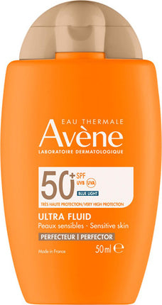 אוון תחליב הגנה אולטרה +SPF50 עם גוון 50 מ"ל