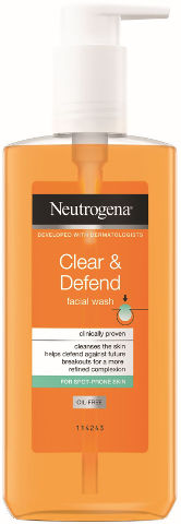 NEUTROGENA  CLEAR & DEFEND תרחיץ יומי 200 מ"ל