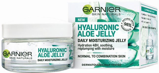 GARNIER HYALURONIC ALOE JELLY ג'ל אלוורה ללחות מרעננת 50 מ"ל