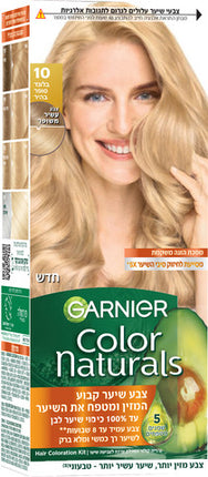 צבע שיער קבוע 10 בלונד סופר בהיר GARNIER COLOR NATURALS