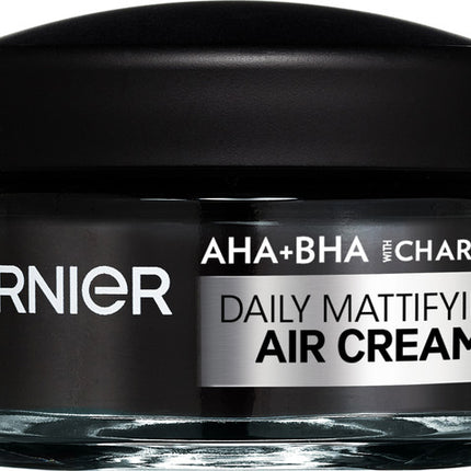 GARNIER SKIN ACTIVE קרם לחות פחם למראה מאט והפחתת ברק שומני 3ב-1 50 מ"ל