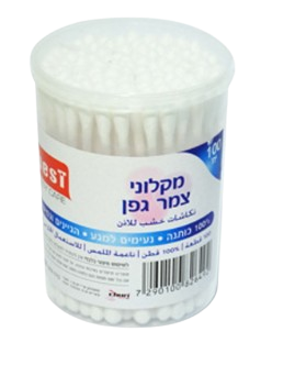 בסט ק.אוזניים פלסטיק 100יח בקופסא