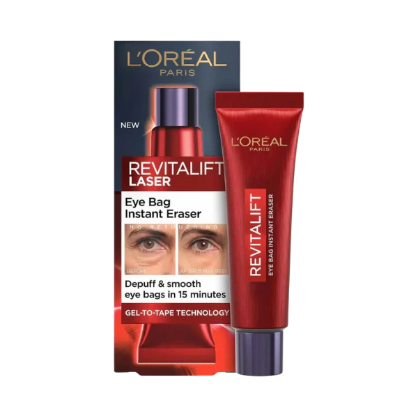 Loreal Paris - קרם עיניים לאפקט מתיחה Revitalift Laser - נפח 15 מ''ל