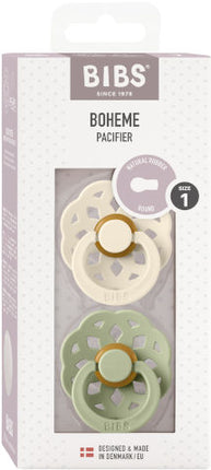 BIBS מוצץ לטקס מידה 1 BOHEME זוג