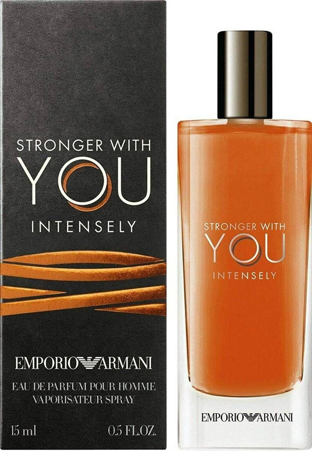בושם מיניאטורי‏ לגבר 15 מ''ל Giorgio Armani Stronger With You Intensely או דה פרפיום E.D.P