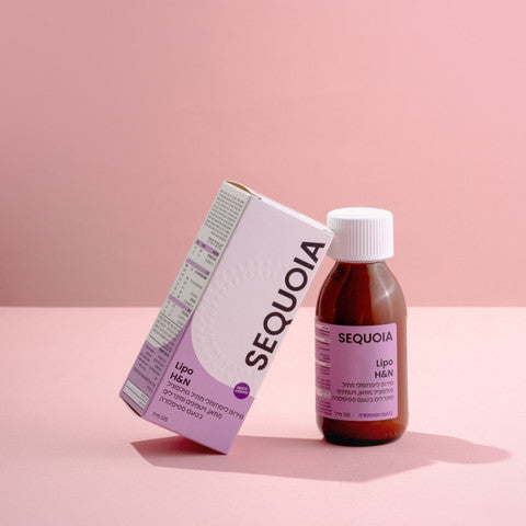 SEQUOIA סירופ LIPO HAIR&NAILS ליפוזומלי 125 מ"ל