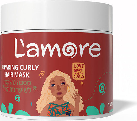 L’amore למורי מסכה משקמת לשיער מתולתל 500 מ"ל
