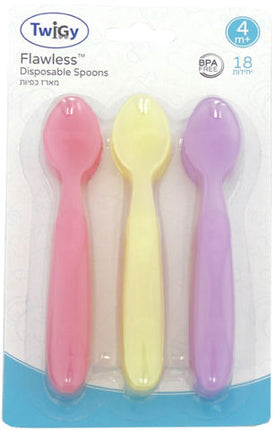Twigy מארז 18 כפיות מ-4 חודשים ומעלה