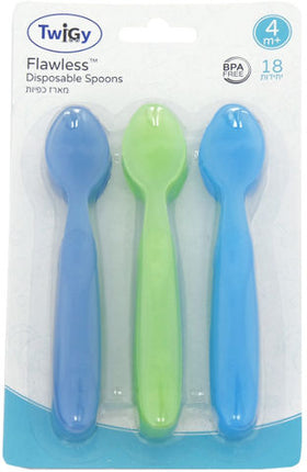 באתר בלבד Twigy מארז 18 כפיות מ-4 חודשים ומעלה