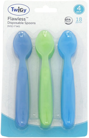 באתר בלבד Twigy מארז 18 כפיות מ-4 חודשים ומעלה