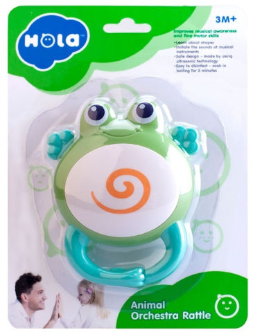 נשכן תזמורת בעלי חיים-צפרדע 3+ חודשים HOLA