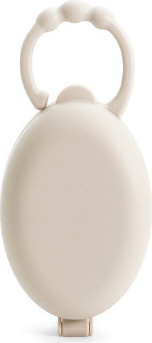 Twigy קופסת פלסטיק הגיינית למוצץ עם חיבור לעגלה / תיק - בז'