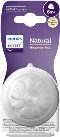 אוונט פטמות נטורל ריספונס +6M שלב 6 זוג