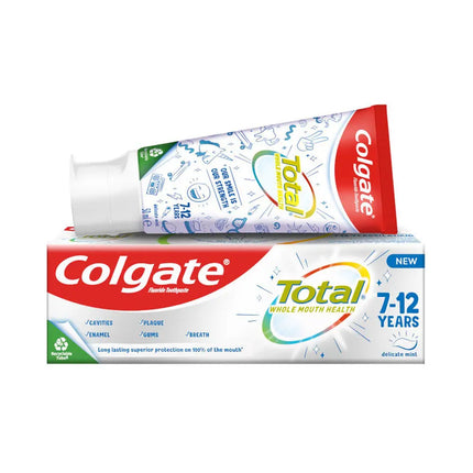 קולגייט משחת שיניים ילדים טוטאל לגילאי 7-12 שנים 50 מ"ל