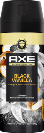 אקס פרימיום בודי ספריי בלאק ונילה 150 מ''ל