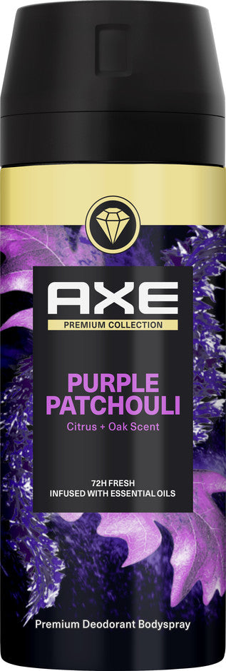 פרימיום בודי ספריי פרפל פצ'ולי אקס פרימיום בודי ספריי פרפל פצ'ולי 150 מ''ל