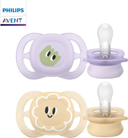 אוונט אולטרה סטארט מוצצי סיליקון 0-2 חודשים 2 יחידות