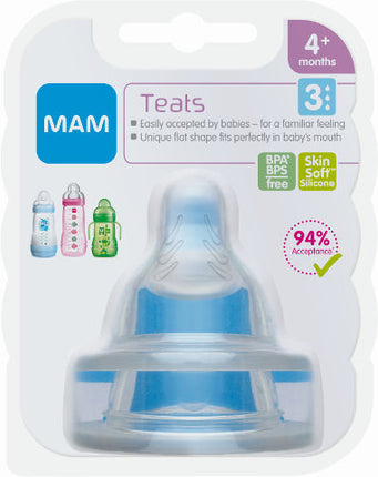 מאמ פטמות לבקבוק זרימה מהירה 2 יחידות