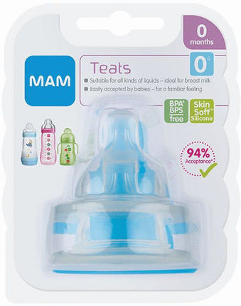 מאמ פטמה מס' 0 ניו בורן זרימה איטית במיוחד 2 יחידות