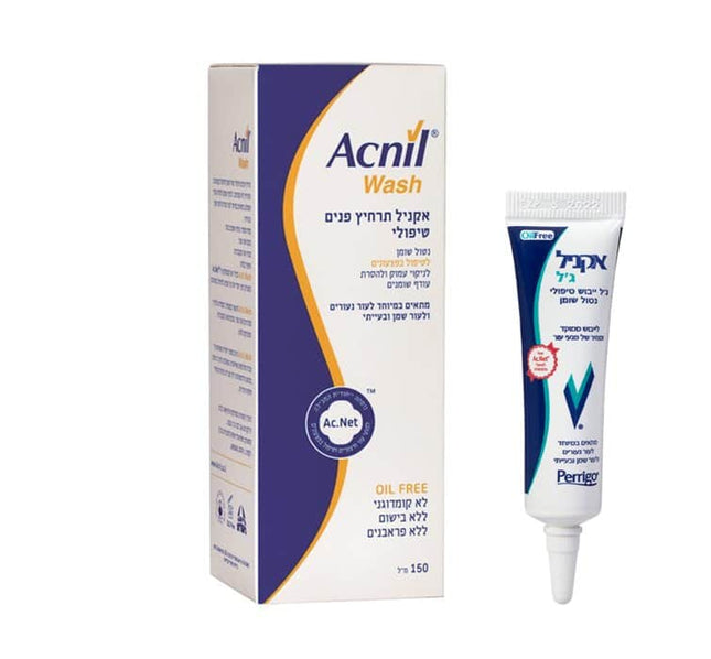 מארז אקניל תרחיץ וג'ל לטיפול נקודתי
