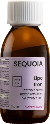 SEQUOIA
סירופ LIPO IRON ליפוזומלי
125 מ"ל