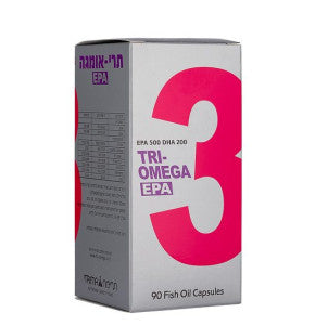 תרי אומגה 3 TRI-OMEGA עשירה ב EPA מכיל 90 כמוסות