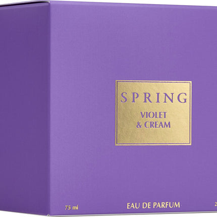 SPRING
VIOLET & CREAM א.ד.פ לאשה
75 מ"ל
