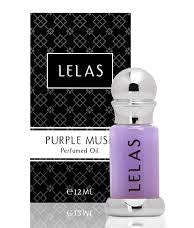 שמן בישום לאישה Lelas Purple Musk Perfumed Oil 12ml לילאס