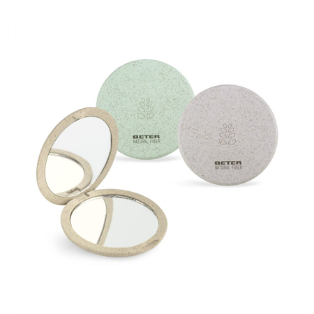 מראה קומפקטית כפולה Natural Fiber 4X | BETER