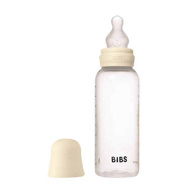 ביבס בקבוק לתינוק זרימה בינונית IVORY 270 מ"ל | BIBS