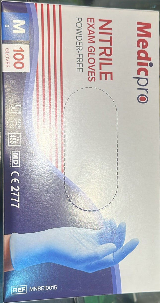 כפפות ניטריל ללא אבקה M  MEDICPRO