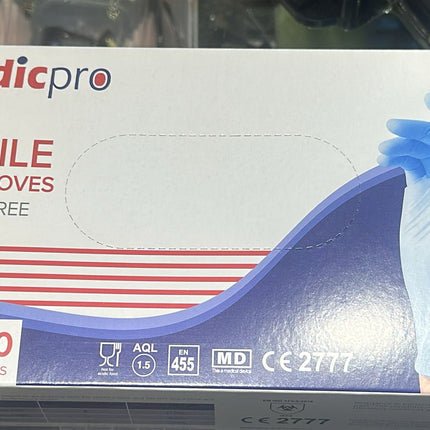 כפפות ניטריל ללא אבקה S  MEDICPRO