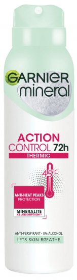 Garnier - דאודורנט ספריי לאישה Action Control תרמי - נפח 150 מ''ל