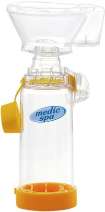 Medic Spa - אירוצ'מבר - מרחיב (ספייסר) לשאיפה של תרסיס לפעוטות בגילאי 1.5 עד 5 שנים - צבע צהוב