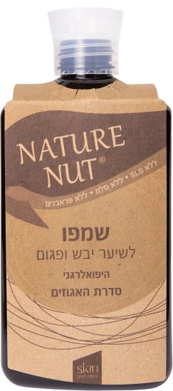 Nature Nut - שמפו לשיער יבש ופגום - נפח 400 מ''ל