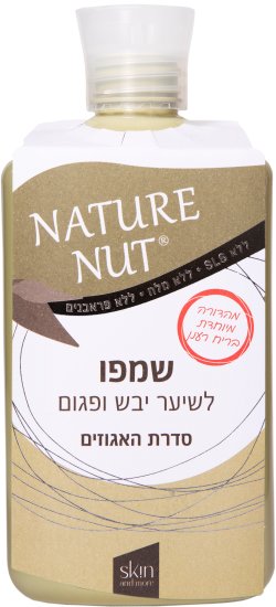 Nature Nut - שמפו לשיער יבש ופגום בניחוח רענן - נפח 400 מ''ל