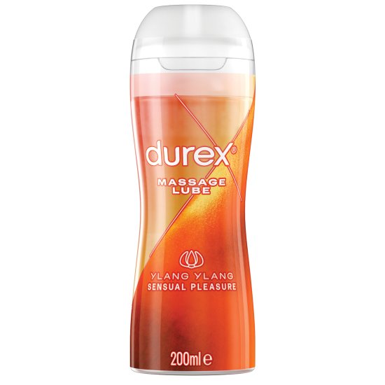 ג'ל סיכוך Durex Play 2 In 1 מועשר בתמצית פרחי ילנג ילנג - בנפח 200 מ''ל