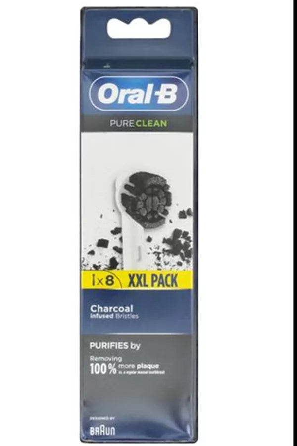 אורל בי פיור קלין ראשים למברשת חשמלית 8 יחידות במארז / ORAL B